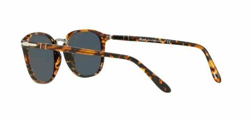 Pre-owned Persol 0po3186s 1081r5 Tortoise Brown/blue Sunglasses