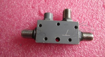 used M/A-COM 2020-6628-20 7-18GHz 20dB SMA rf coaxial directional coupler
