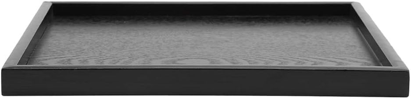 Tea Tray, Rectangle Shape Solid Wood, Smooth Surface for Hotel Restaurant Home M