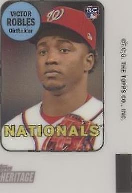 2018 Topps Heritage High Number - Victor Robles #69TD-VR