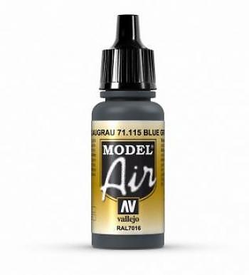 Vallejo 17ml Model Air Blue Grey RAL7016 Acrylic Paint 115