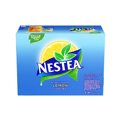 Nestea Lemon Soft Drinks, 341mL/11.5oz., cans, Pack of 12, {Imported from Can...