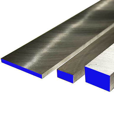 1.125'' x 1.5'' x 18'', D2 Tool Steel Flat, DeCarb Free, Annealed