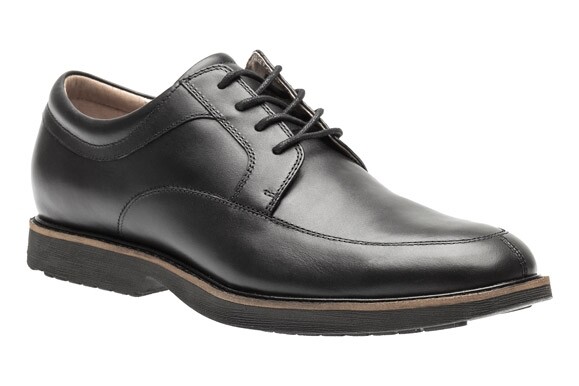 Abeo 162142 Mens Novak Neutral Footbed Leather Classic Oxford Solid Black Size 8