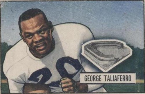 1951 Bowman George Taliaferro #8