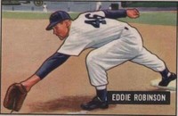 1951 Bowman - Eddie Robinson #88