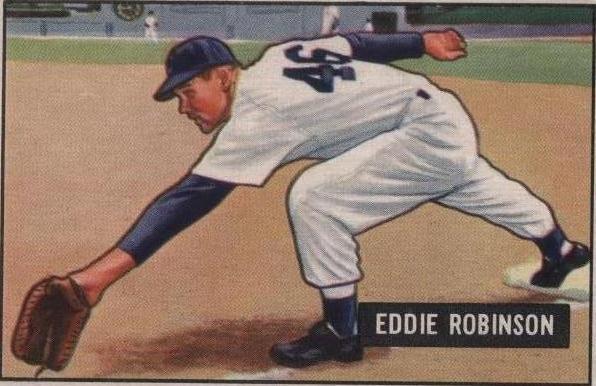 1951 Bowman - Eddie Robinson #88