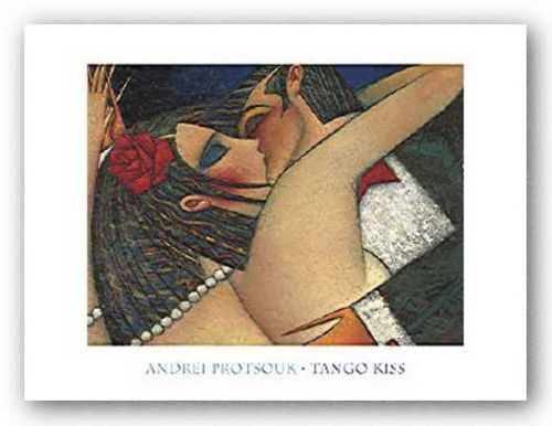 Dance Art Print Tango Kiss Andrei Protsouk