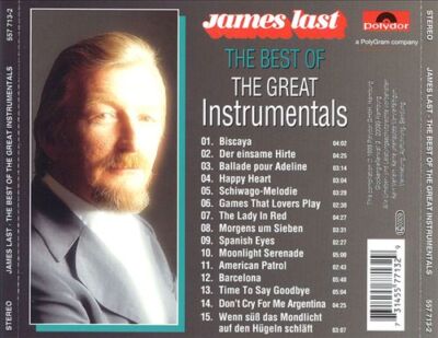 JAMES LAST - THE BEST OF GREAT INSTRUMENTALS [REMASTER] NEW CD