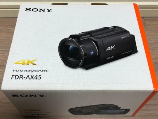 美品】SONY ビデオカメラ FDR-AX45・バッテリー2個・マイク