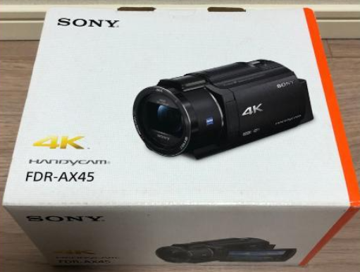 SONY video camera FDR-AX45 4K 64GB Optical 20 times black 