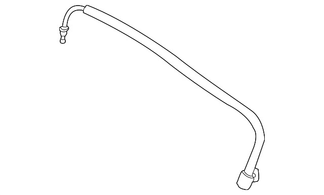 Genuine Ford Power Steering Gear to Cooler Return Hose F77Z-3A713-FB