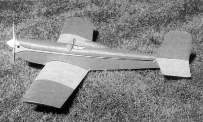 55 Special low-wing 41'' WS Free Flight Model Airplane Printed Plans & Templates