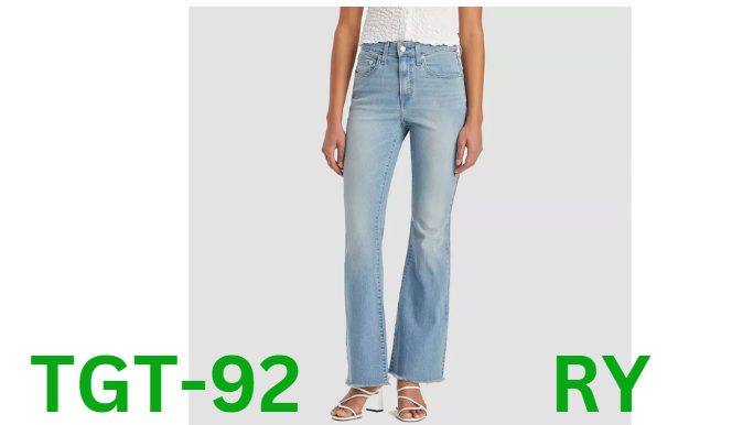 Levi's Women's 726 High-Rise Flare Jeans, Light Blue Denim, 29x32