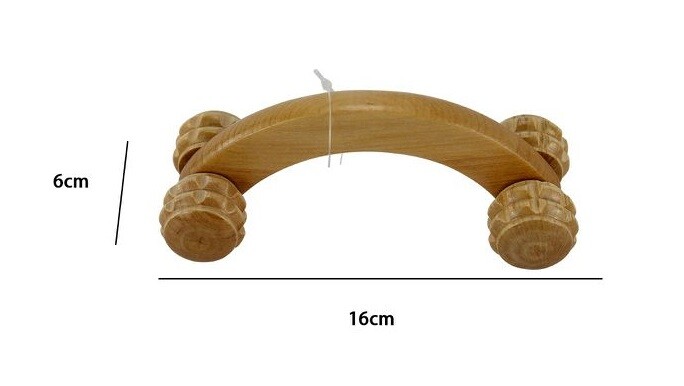 Massaggiatore In Legno Massaggio Relax Antistress Schiena Corpo 69595 dfh