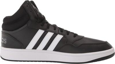 Adidas (Hoops 3.0 Mid) Sneaker Shoes Black White Men's Size 9 New (GW3020)