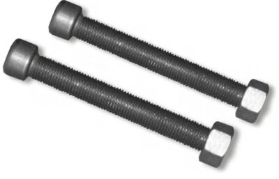 Axle LEAF SPRING CENTER BOLTS (3/8 inch x 3 inch) - Pair