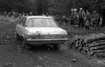 Bengt Nilsson & Lars-Erik Carlstrom, Opel Ascona WRC RAC Rally 1975 Old Photo 17