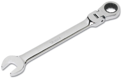 Titan 12816 16mm 12 Point 72 Tooth Flex Head Ratcheting Combination Wrench - ...