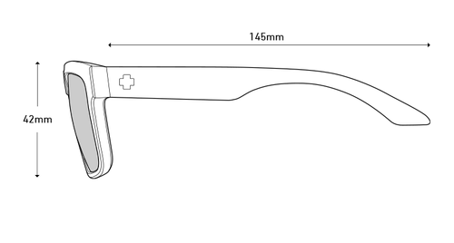 Pre-owned Spy Optics Men's Polarized Discord Discord Matte Black Sunglasses