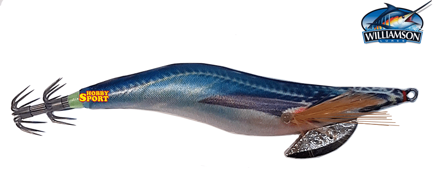 TOTANARA KILLER SQUID JIG SIZE 3 MODELLO PRAWN COLORE CHBL BLU WILLIAMSON