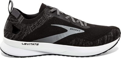 

Мужские кроссовки Brooks Levitate 4, черный/черный жемчуг, 10,5 D Medium США, Black/black pearl