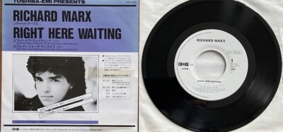 Richard Marx - Right Here Waiting Japan Promo 7'' Vinyl PRP-1405