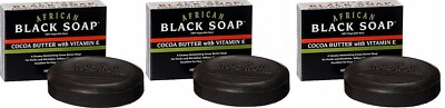 MADINA -Blk Soap (3 Pk- 3. 5 oz Bars