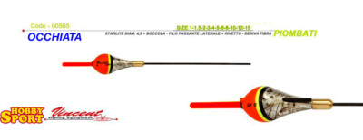 GALLEGGIANTI MARE 10 GR  MODELLO 565 OCCHIATA VINCENT STARLITE 4.5 CONF 2 PZ