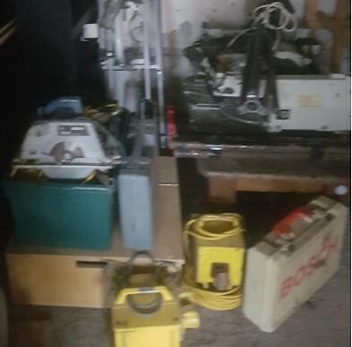 Power Tools 110v Flip Top Bench Chop Saw Circular And Jig Saws