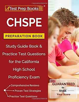 CHSPE Preparation Book: Study Guide Book - Paperback, by Test Prep Books - Good