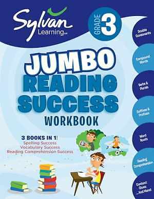 3rd Grade Jumbo Reading Success - Paperback, by Sylvan Learning - Acceptable w
