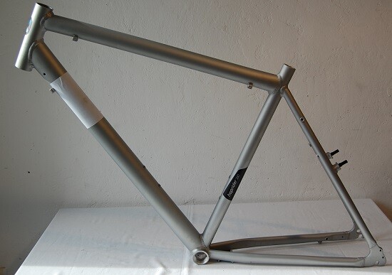28 Zoll Herren Fahrradrahmen 55 cm Trekkingrad silber