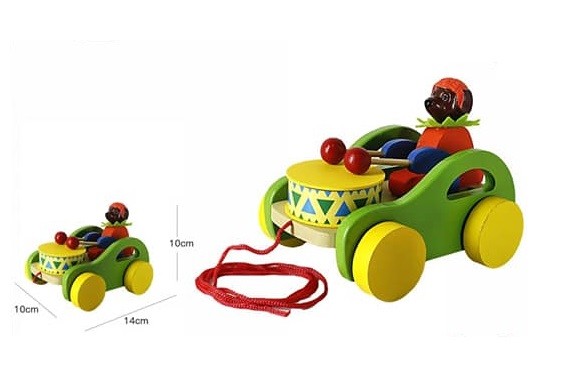 Gioco In Legno Automobile Con Batteria Giocattolo Movimento Bambini dfh