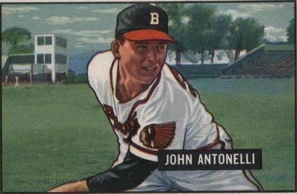 Bowman 1951 - Johnny Antonelli #243