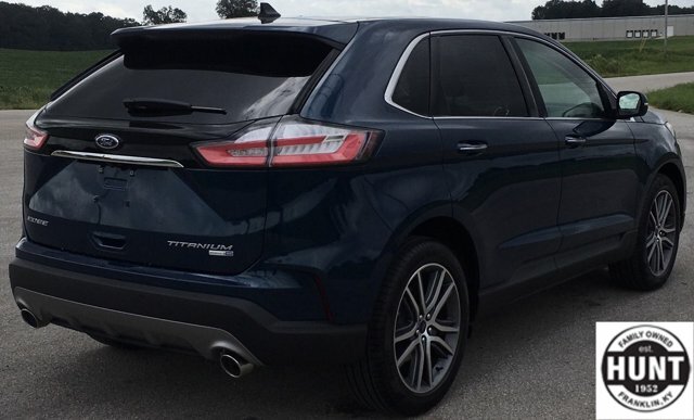 2020 Ford Edge Titanium 25 Miles Dark Persian Green Metallic Sport