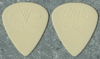 Eddie Van Halen 1998 VH III concert tour Have A Nice Day real stage Guitar Pick