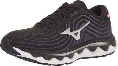 

Мужские кроссовки Mizuno Wave Horizon 6, черные/серебристые, 9,5 D Medium US, Black/silver