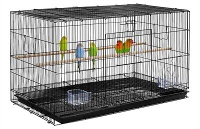 30'' Length Flight Bird Cage Iron Flight Parrot Cage for 