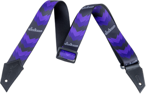 With Double V Pattern, Black/purple