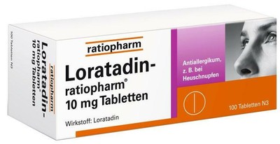 Loratadin-ratiopharm bei Allergien Tabletten 100 St PZN: 0142912