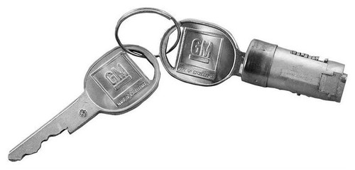1966-1967 GTO LeMans Console Glove & Trunk Lock Kit Later