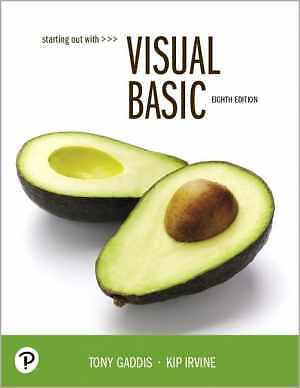 Starting Out With Visual Basic - Paperback, by Gaddis Tony; Irvine Kip - Good c