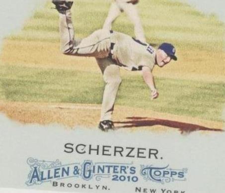2010 Topps Allen & Ginter's - Max Scherzer #25