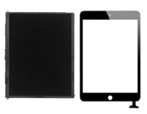 DISPLAY LCD SCHERMO CON TOUCH SCREEN COMPLETO per APPLE MINI NERO