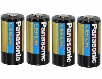 4 Panasonic CR123A Cr123 CR 123 Lithium Battery 2030