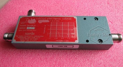used narda 3044B-10 3.7-8.3GHz N RF microwave broadband directional coupler