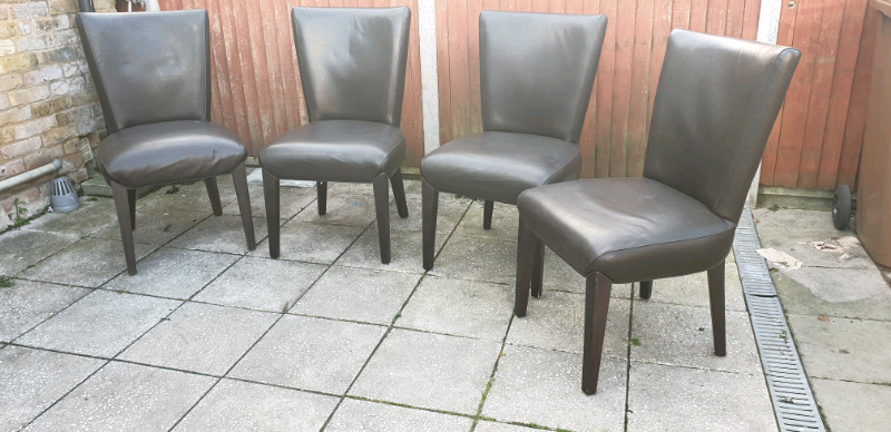Quality leather dining chairs | in Hayes, London | Gumtree
