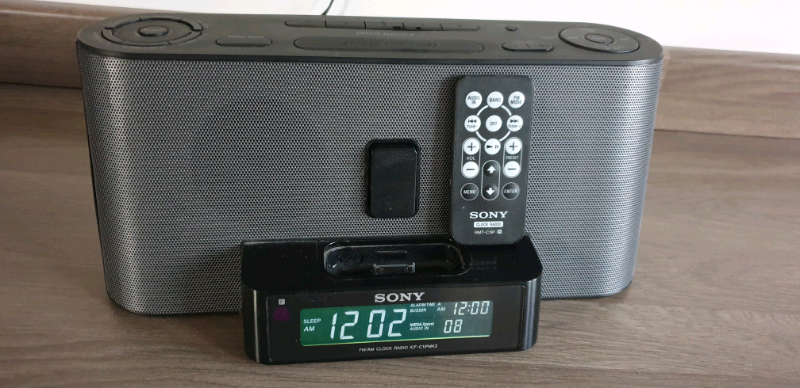 Sony Dab Alarm Clock Radio With Ipod Dock - Arm Designs