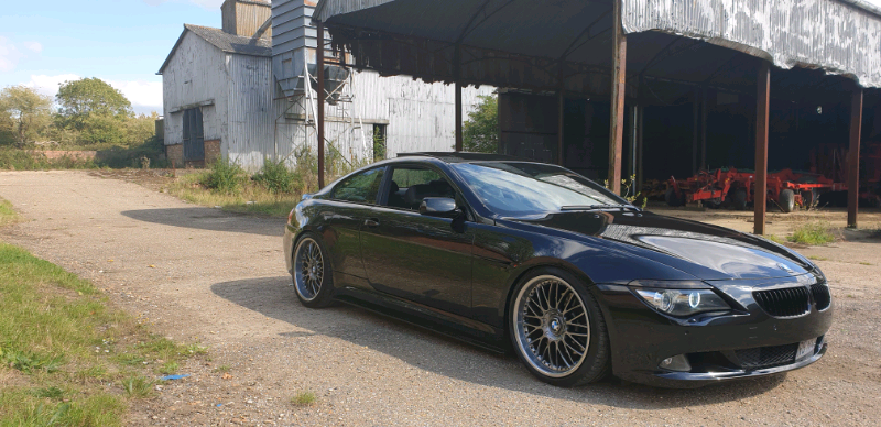 BMW e63 темно синяя